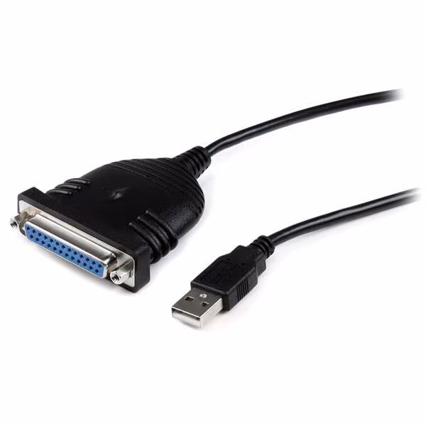 StarTech 2 m USB naar DB25 Parallel Printer Adapterkabel - M/F