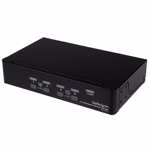 StarTech 4-poort USB DisplayPort KVM-switch met Audio