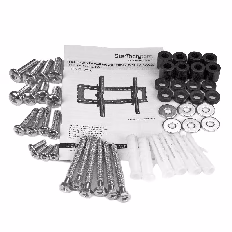 StarTech TV muurbeugel voor 32-75 inch schermen - Kantelbaar - Tot 75kg - Zwart - Afbeelding 5