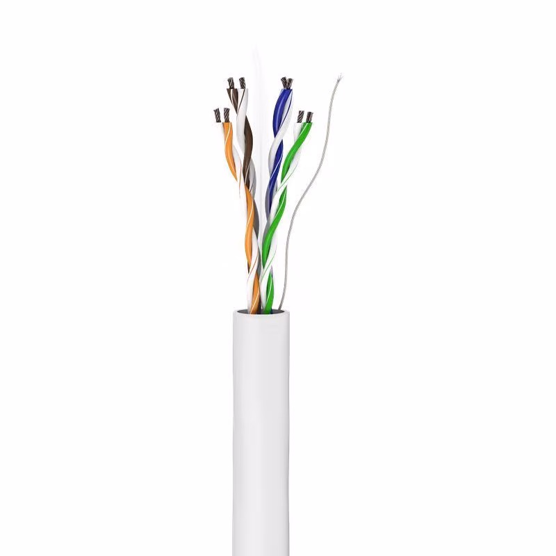 UTP CAT6 Gigabit Netwerkkabel - CCA - 24AWG - Soepel - 305 meter - Wit - Afbeelding 2