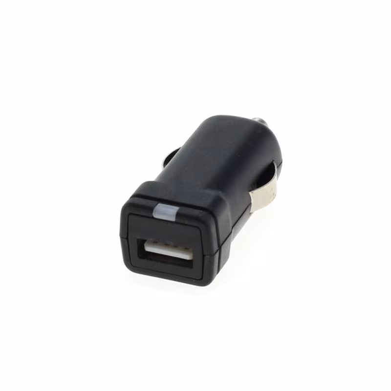USB Autolader - 5V - 2,4A - 12W - Zwart - Afbeelding 2
