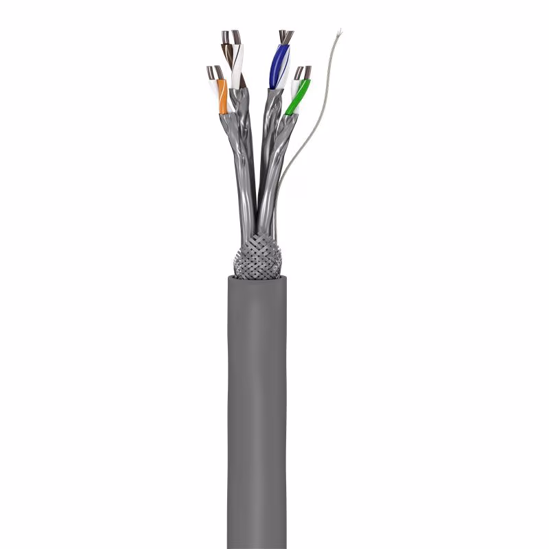 S/FTP CAT6 Gigabit Netwerkkabel - CCA - 23AWG - Stug - 305 meter - Grijs - Afbeelding 2