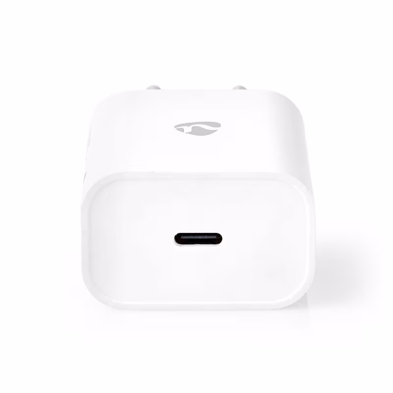 USB-C Oplader - 20W - Met 1 meter Lightning Kabel - Wit - Afbeelding 2