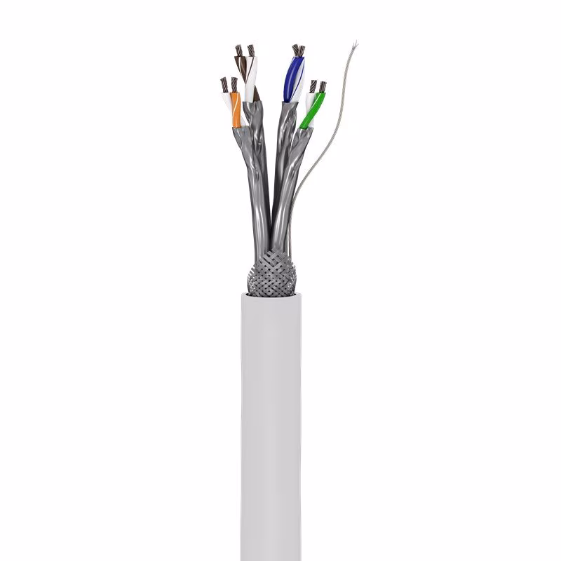 S/FTP CAT6 Gigabit Netwerkkabel - CCA - 26AWG - Soepel - 305 meter - Wit - Afbeelding 2