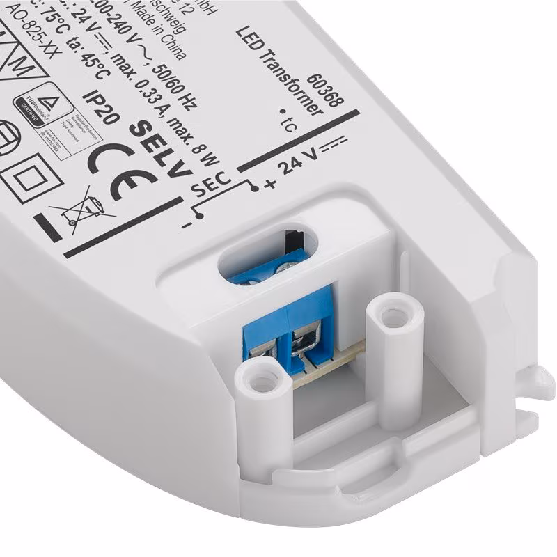 LED Transformator - 24 volt - 8 watt - Wit/Oranje - Afbeelding 4