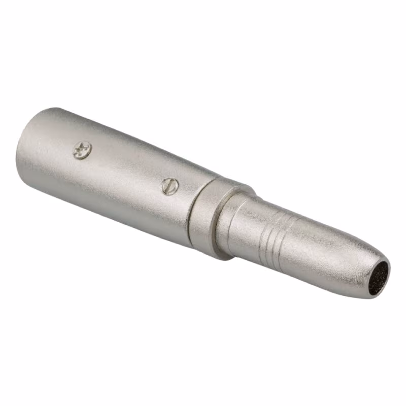 XLR 3-pin (m) - 6,35mm Mono Jack (v) Adapter - Metaal - Afbeelding 2