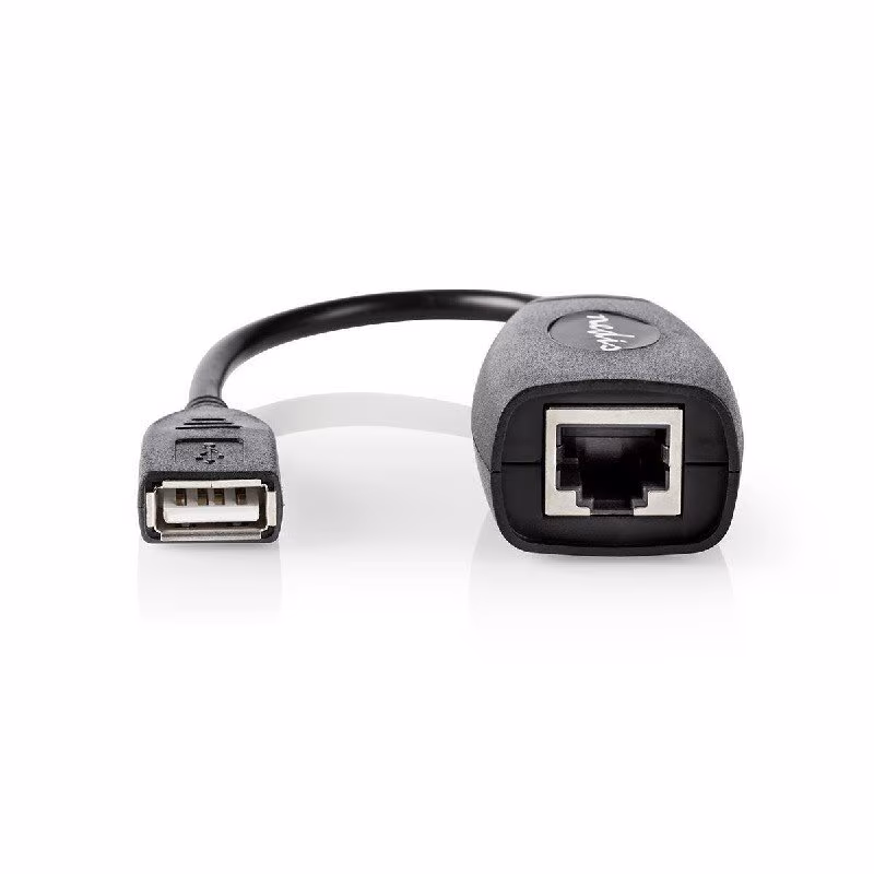 USB over UTP Verlenger - USB 1.1 - 12 Mbps - Tot 50 meter - Zwart - Afbeelding 3