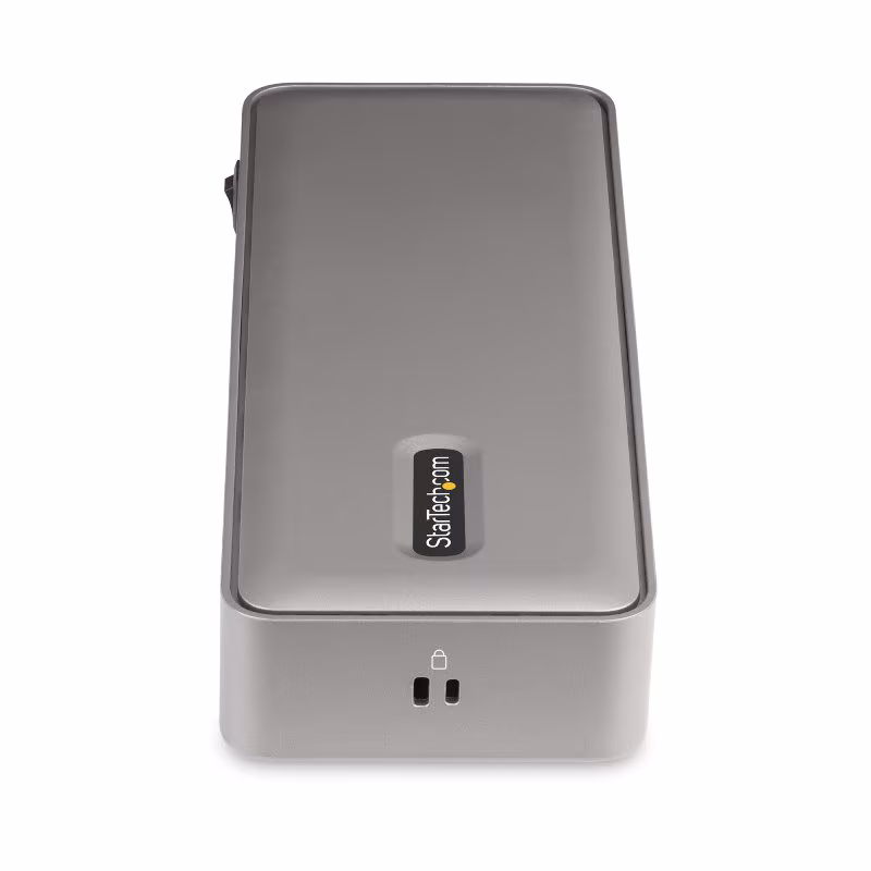 StarTech USB-C KvM Dock - 4x USB-A, 1x USB-C, 2x DP, RJ45, 2x 3,5mm - 2x USB-C host - Grijs - Afbeelding 3