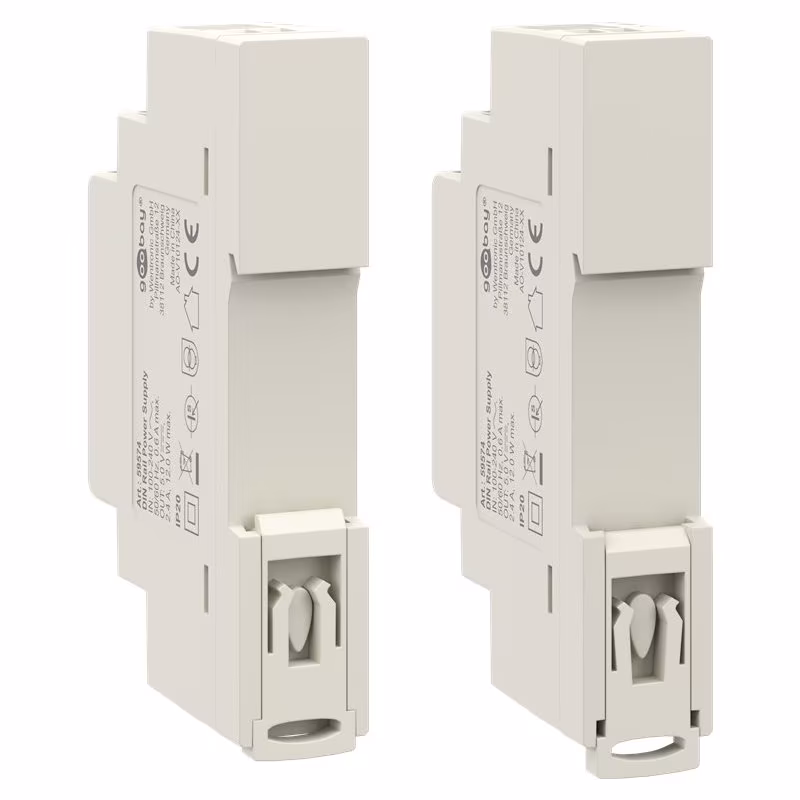 DIN LED Transformator - 5 volt - 12 watt - Wit - Afbeelding 3