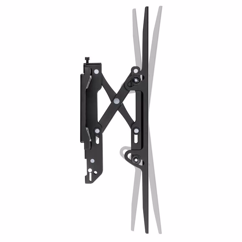 Tv muurbeugel voor 43-90 inch schermen - Kantelbaar en Draaibaar - Tot 75kg - Zwart - Afbeelding 3