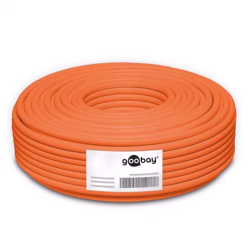 S/FTP CAT7A 10 Gigabit Netwerkkabel - CU - 23AWG - LSZH - Stug - 100 meter - Oranje - Afbeelding 3