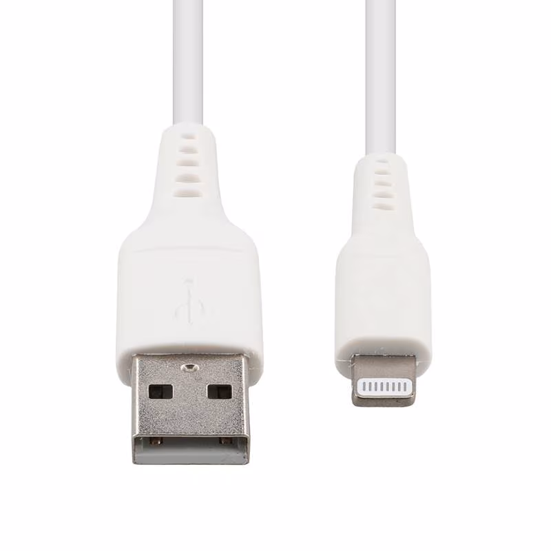 USB naar Lightning Kabel - MFI - Grab 'n Go - 1 meter - Wit - Afbeelding 2