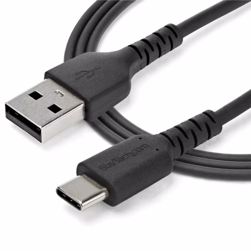 StarTech USB-A naar USB-C kabel - USB 2.0 - TB3 compatible - 1 meter - Zwart - Afbeelding 4
