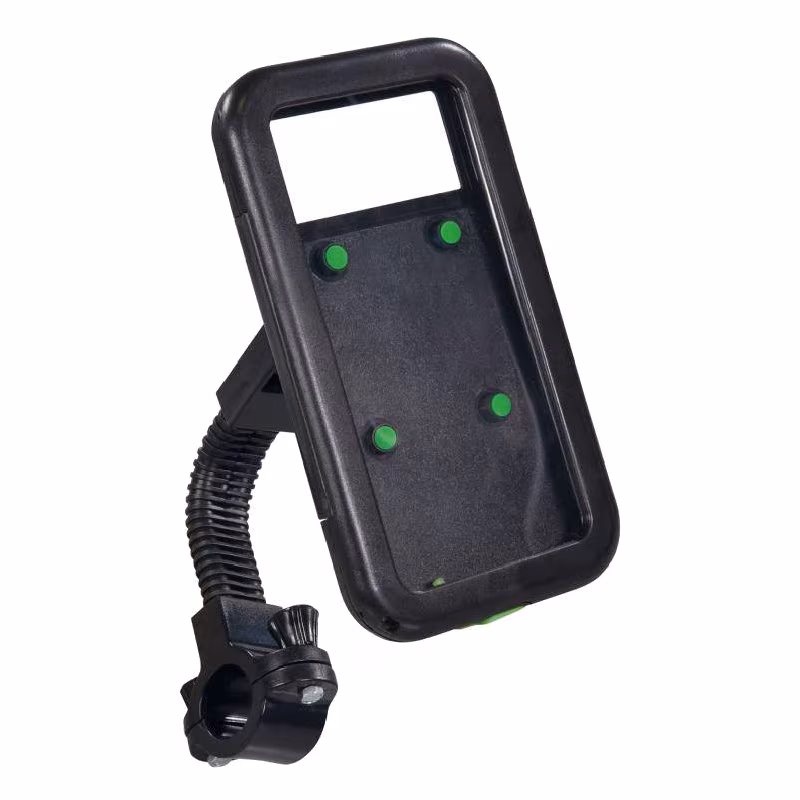 Telefoonhouder voor fiets - Tot 7 inch - Bescherming tegen water - Zwart