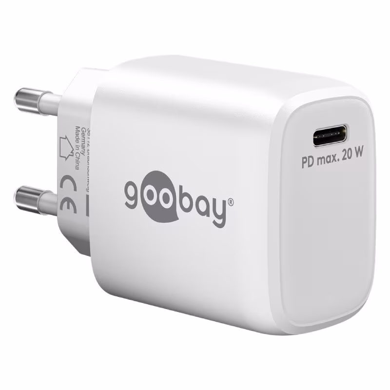USB-C Oplader - 20W - PD - GaN - Wit