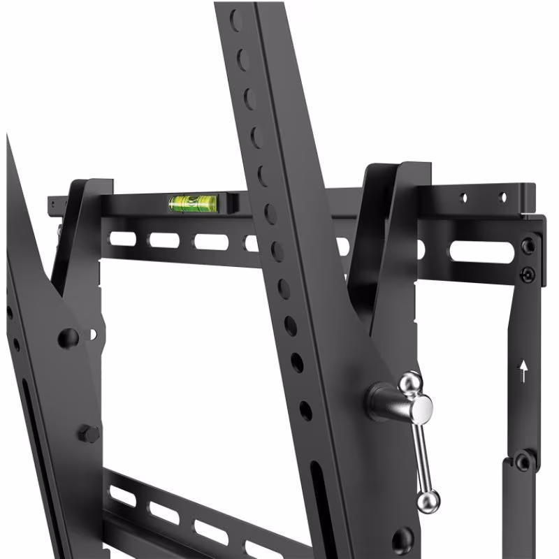 Tv muurbeugel voor 43-100 inch schermen - Pro - 3 tot 12 graden Kantelbaar - Tot 70kg - Zwart - Afbeelding 4