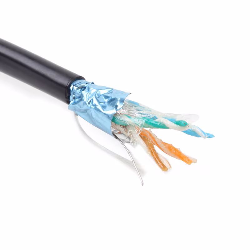 FTP CAT5e Gigabit Netwerkkabel - CU - 24AWG - Outdoor - Gel filled - Stug - 305 meter - Afroldoos - - Afbeelding 2