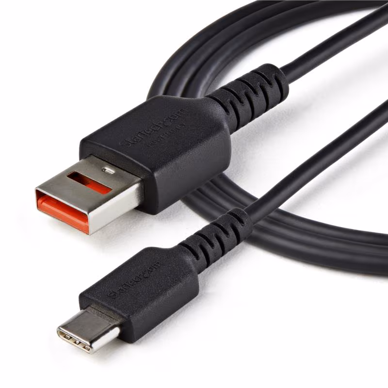 StarTech USB-A naar USB-C Data Blocker kabel - USB 2.0 - 1 meter - Zwart - Afbeelding 4