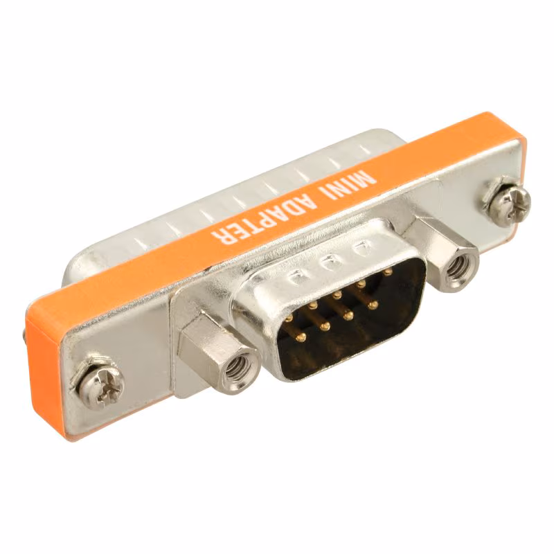 AT Adapter 9 Pin Sub-D male / 25 Pin Sub-D male short