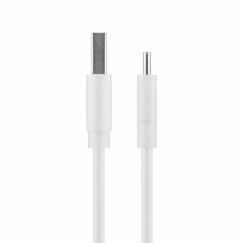 USB-A naar USB-C Kabel - USB 2.0 - 2 meter - Wit - Afbeelding 2
