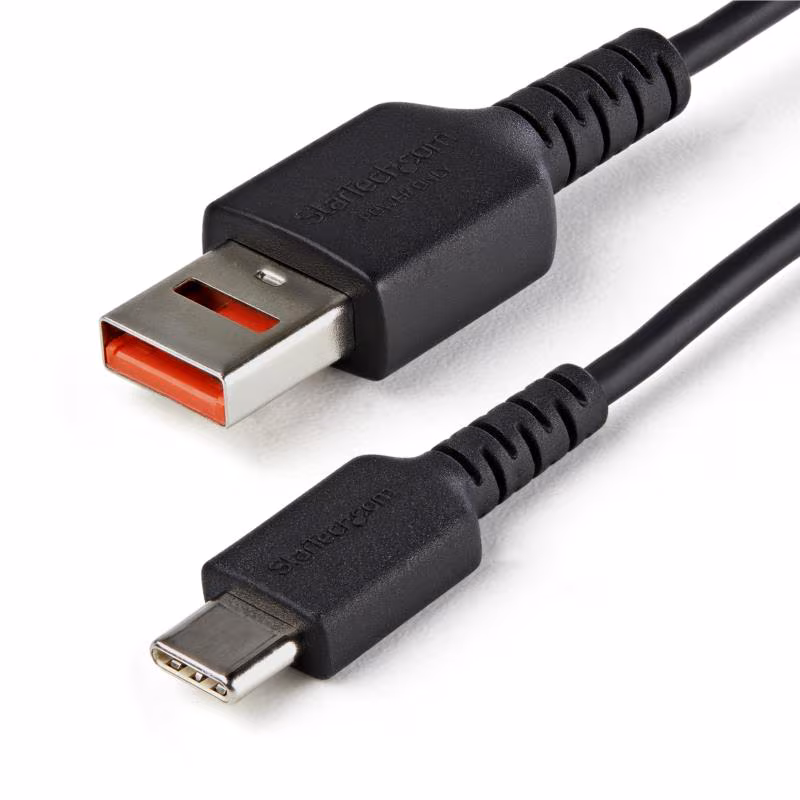 StarTech USB-A naar USB-C Data Blocker kabel - USB 2.0 - 1 meter - Zwart