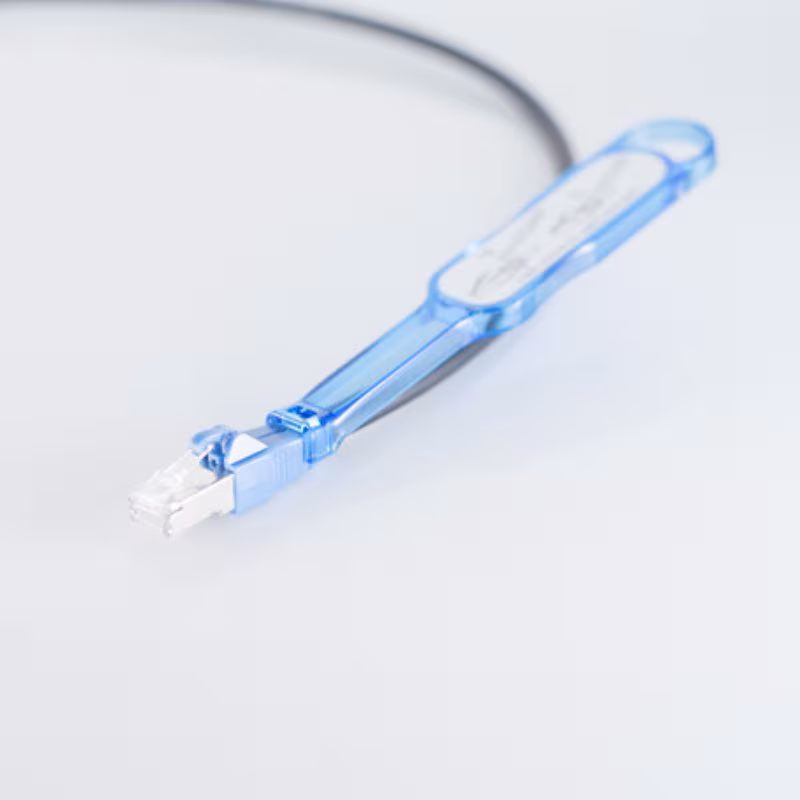 S/FTP CAT6A EasyPull Gigabit Netwerkkabel - CU - 0,25 meter - Grijs - Afbeelding 2