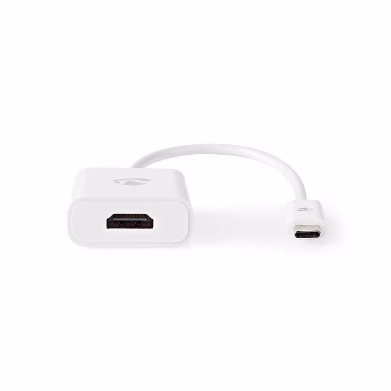 USB C naar HDMI adapter 4K 30Hz wit - Afbeelding 2