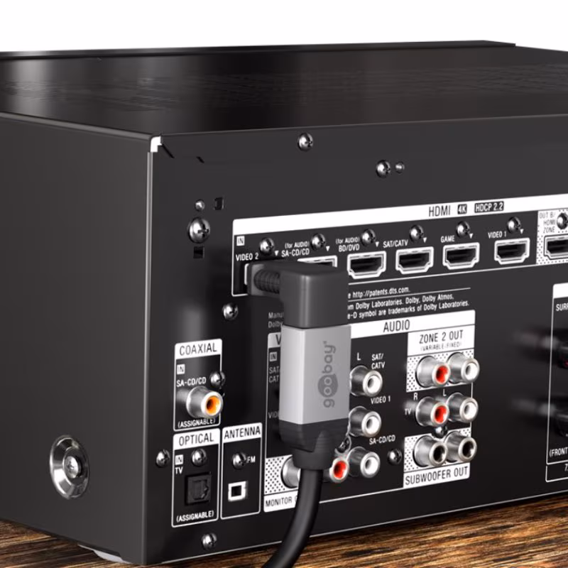 HDMI 2.1 Adapter - Haaks naar onder - 8K 60Hz - Zwart - Afbeelding 3
