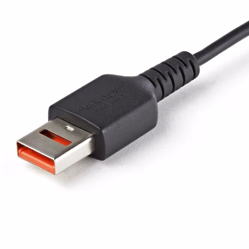 StarTech USB-A naar USB-C Data Blocker kabel - USB 2.0 - 1 meter - Zwart - Afbeelding 2