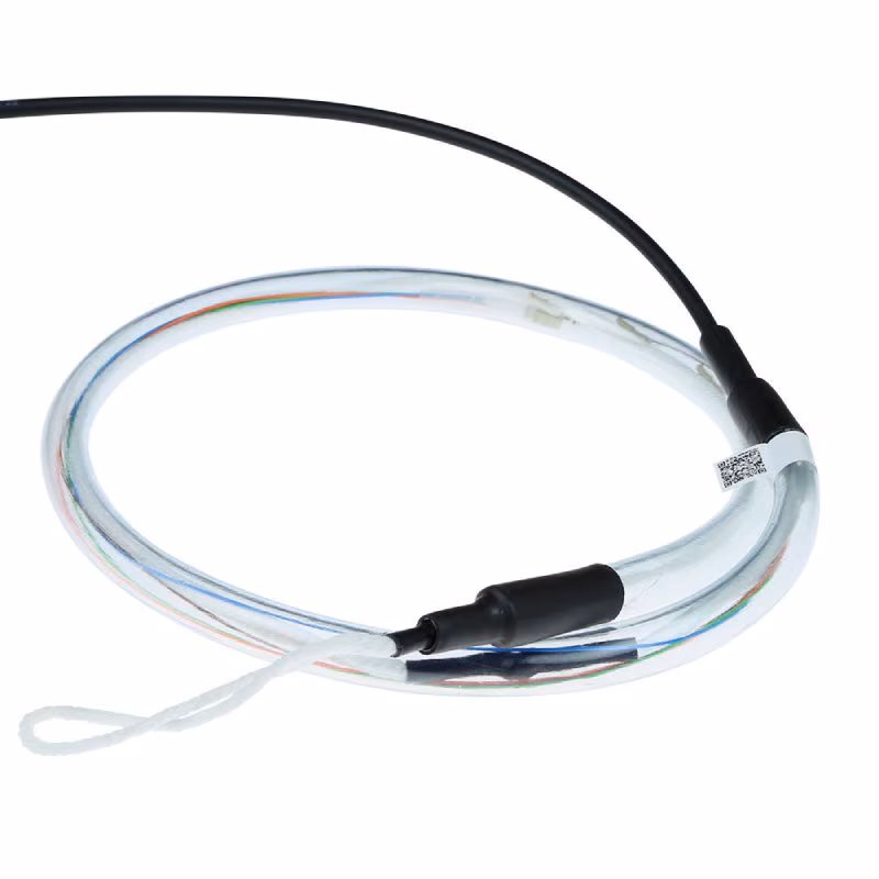 ACT Singlemode indoor/outdoor kabel - 9/125 - OS2 - 8-voudig - LC Connectoren - 20 meter - Zwart - Afbeelding 2