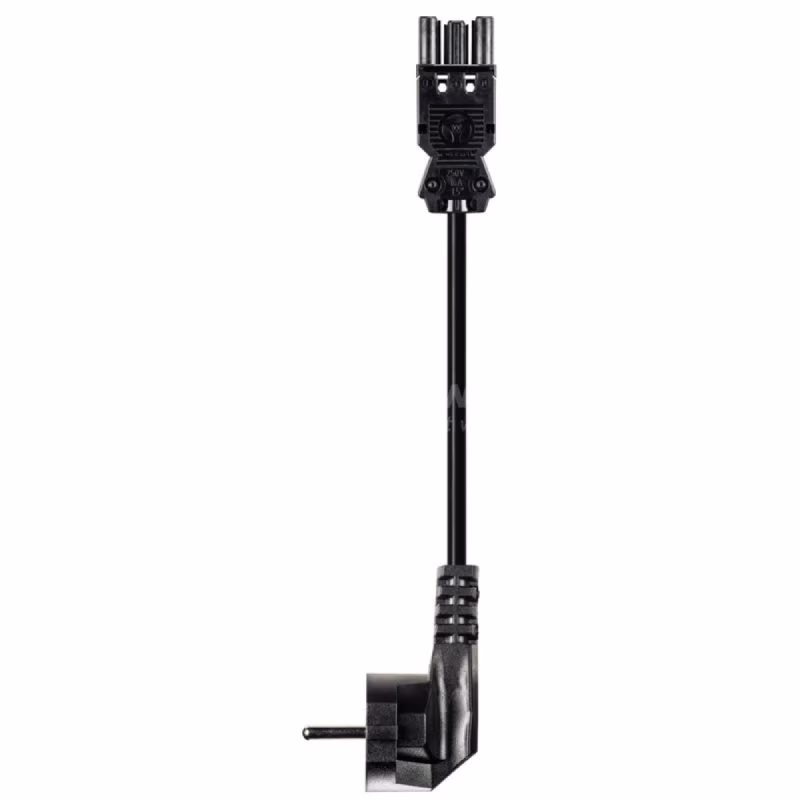 Wieland Stroomkabel - Schuko Haaks naar GST18-3® - 3G1,50mm² - 1,5 meter - Zwart