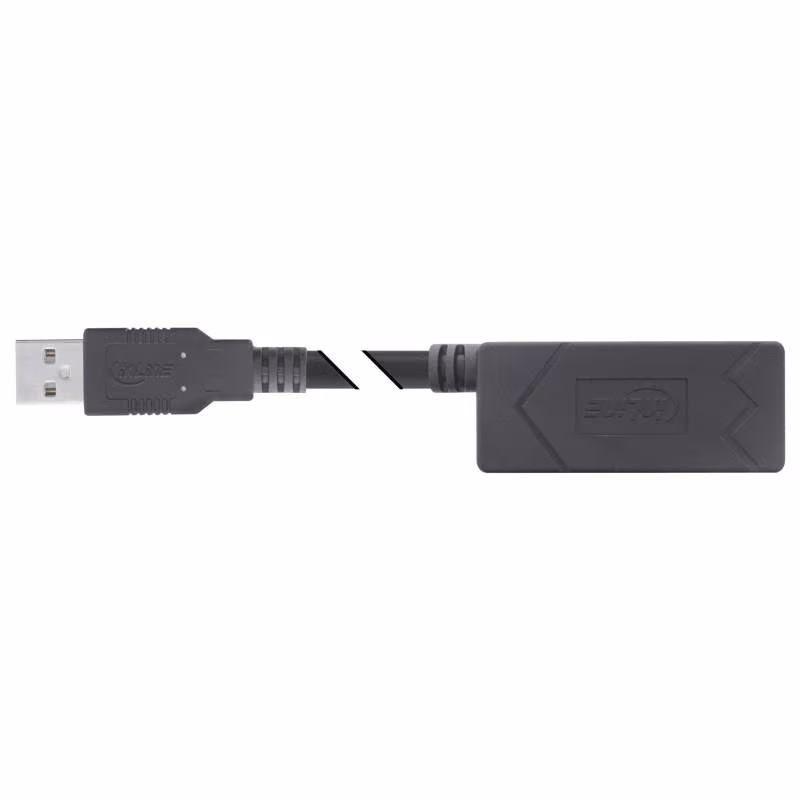 InLine Actieve USB Verlengkabel - USB 2.0 - USB-C (v) voor extra voeding - 20 meter - Zwart - Afbeelding 3