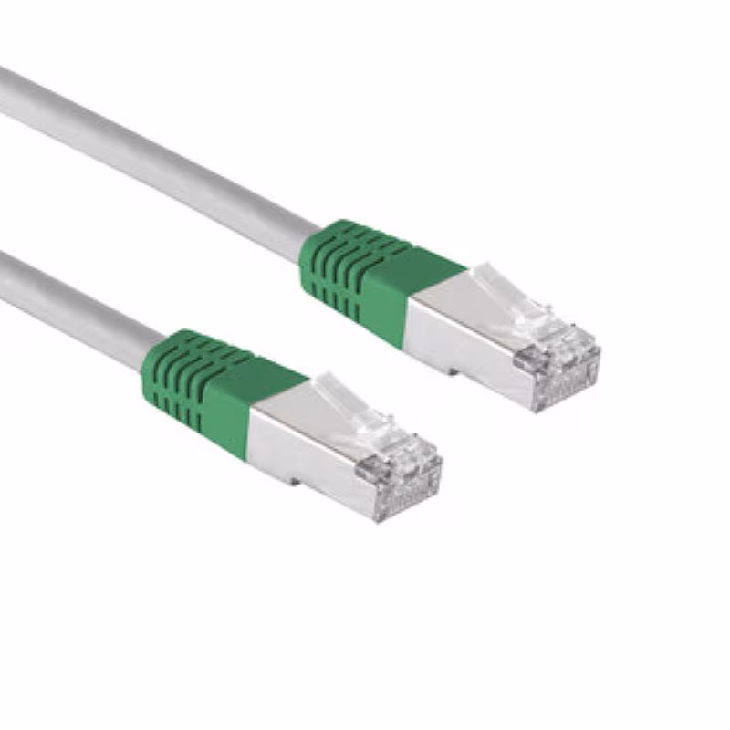 S/FTP CAT6 Gigabit Cross-over Netwerkkabel - CU - 1 meter - Grijs