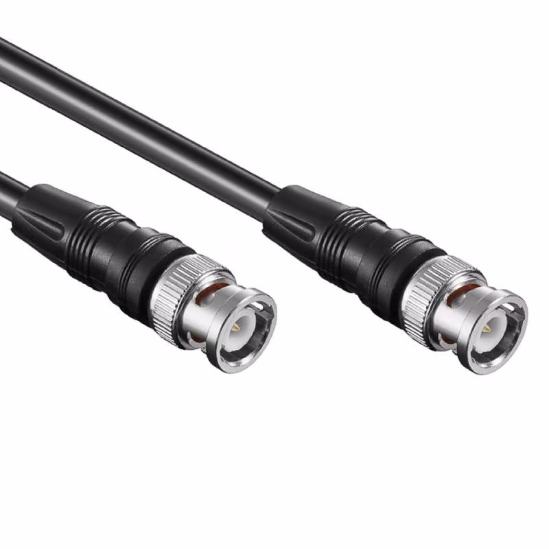 BNC Aansluitkabel - 50 Ohm - 2 meter - Zwart