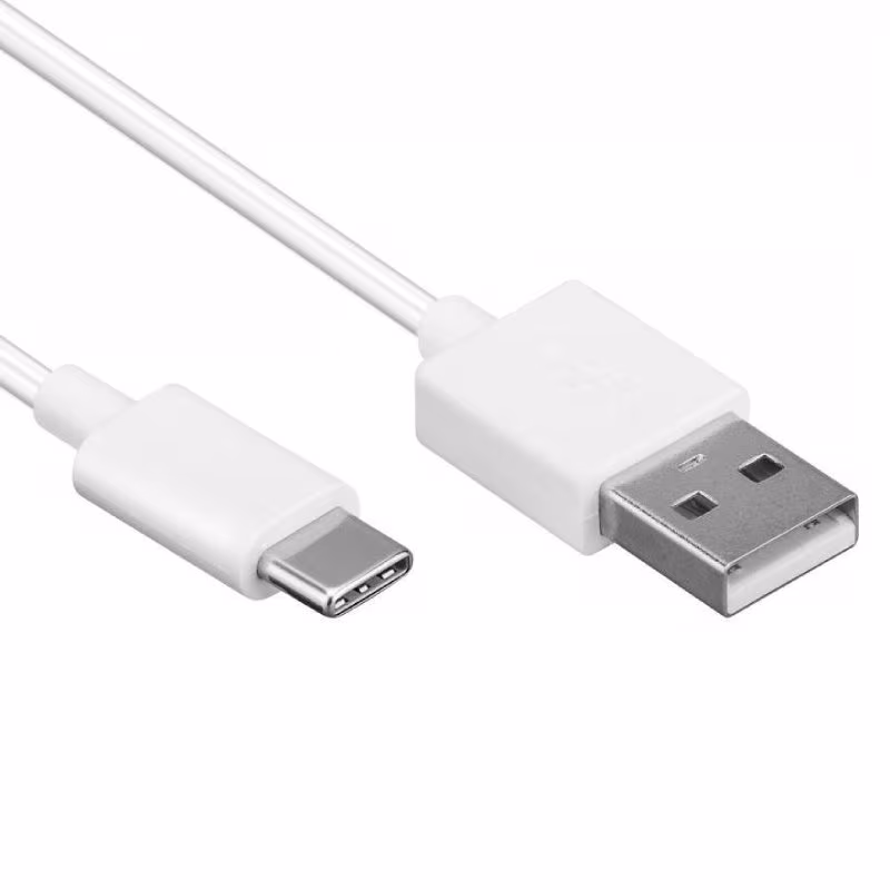 USB-A naar USB-C Kabel - USB 2.0 - 1 meter - Wit