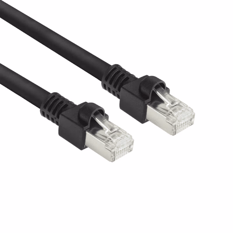 S/FTP CAT7 10 Gigabit PUR Flex Netwerkkabel - CU - 5 meter - Zwart