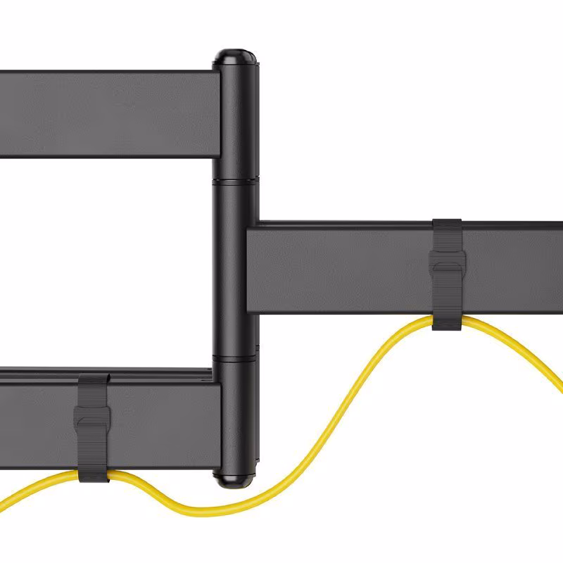 TV muurbeugel voor 37-90 inch - Full motion - Verstelknop voor kantelen - Tot 75kg - Zwart - Afbeelding 7