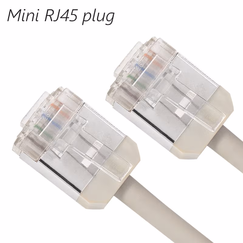 FTP CAT8.1 40 Gigabit Netwerkkabel - plat - CU - LSZH - 1 meter - Grijs - Afbeelding 4