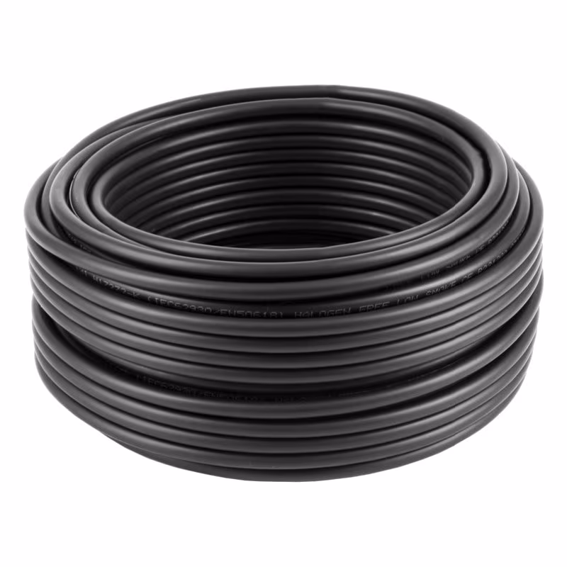 Solarkabel 6mm2 - Eca - H1Z2Z2-K - 25 meter - Zwart