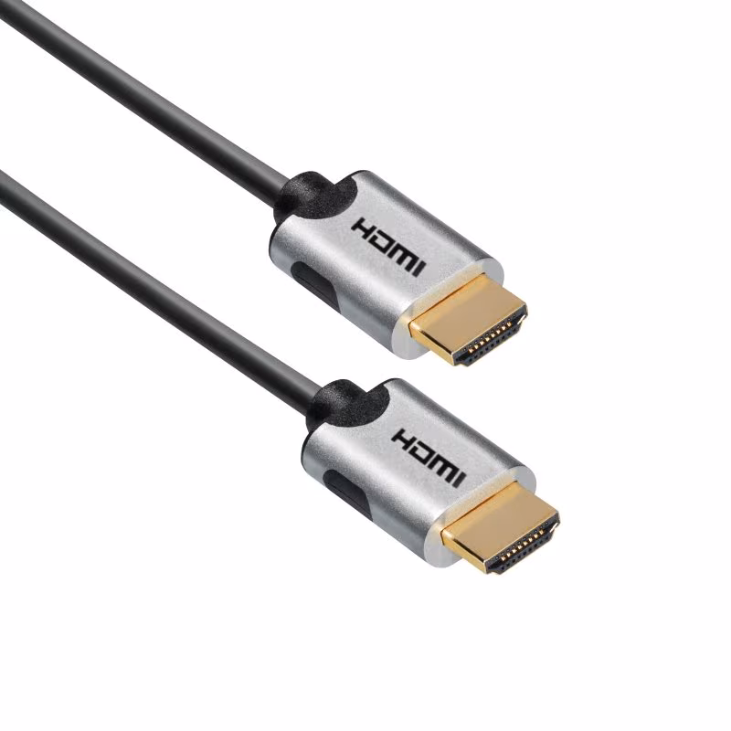 HDMI 2.1 Kabel - 8K 60Hz - Verguld - 1 meter - Zilver