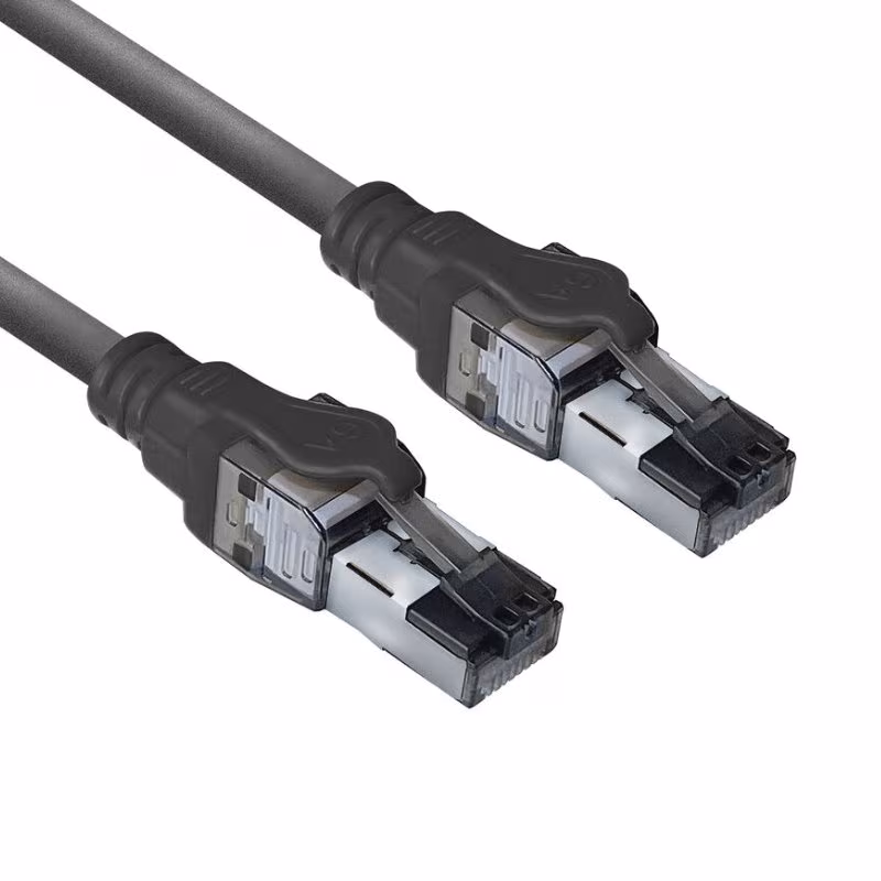 S/FTP CAT6A 10 Gigabit Netwerkkabel - CU - PoE++ 100W - 3 meter - Zwart