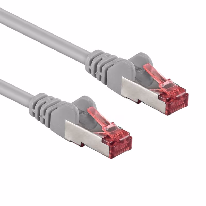 S/FTP CAT6A 10 Gigabit Netwerkkabel - CU - 3 meter - Grijs