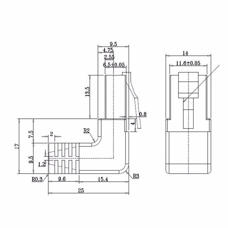 FTP CAT5e Gigabit Netwerkkabel - 1 kant haaks - CCA - 1 meter - Wit - Afbeelding 2