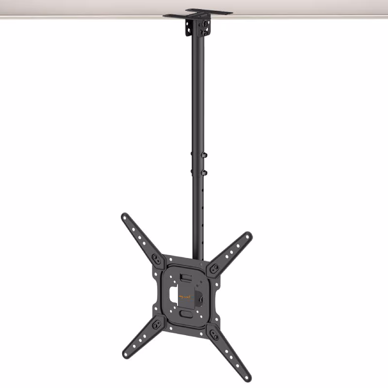 TV Plafondbeugel - 23-55 inch Scherm - Uitklapbaar, draaibaar & hoogte verstelbaar - 35kg - Zwart - Afbeelding 7