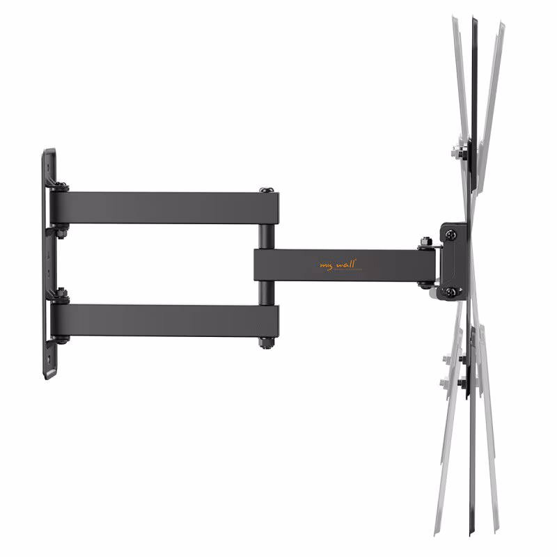 TV muurbeugel voor 23-65 inch scherm - Full Motion - 60-397mm wandafstand - Tot 30kg - Eco - Zwart - Afbeelding 4