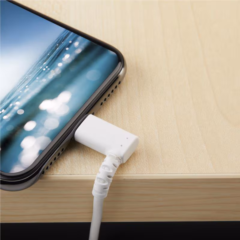StarTech 2 meter Haakse USB naar Lightning Kabel - Wit - Afbeelding 3