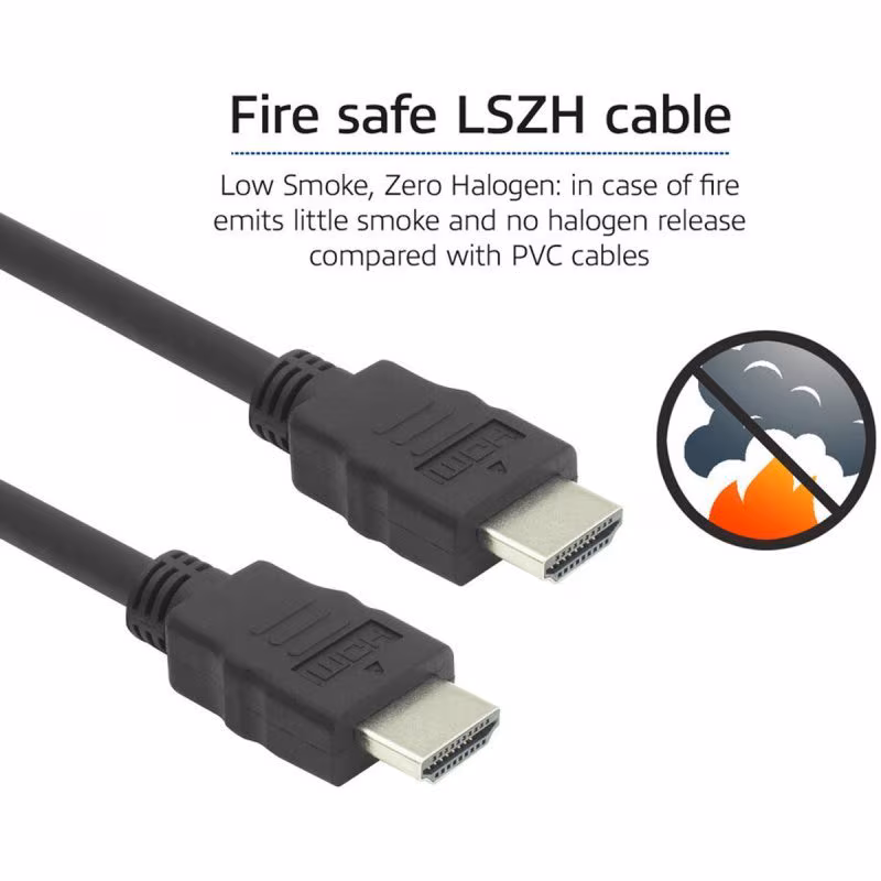 HDMI 2.0 Kabel - 4K 60Hz - LSZH - 7 meter - Zwart - Afbeelding 2