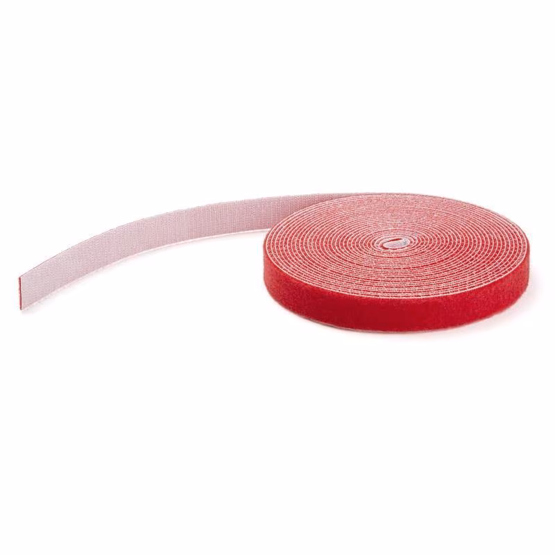 StarTech Klittenband op rol - 30,4 meter - rood