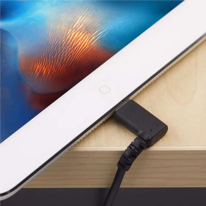 StarTech 2 meter Haakse USB naar Lightning Kabel - Zwart - Afbeelding 3