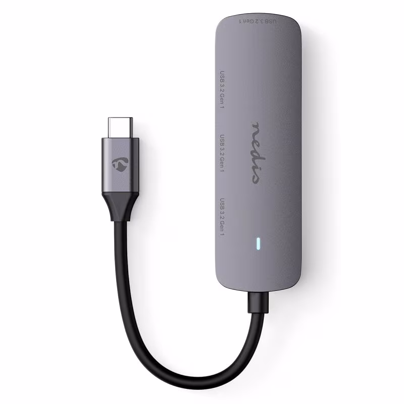 USB-C Multiport Adapter - USB 3.2 Gen 1 - 3x USB-A 2.0, 1x 3.0 - Zwart - Afbeelding 5